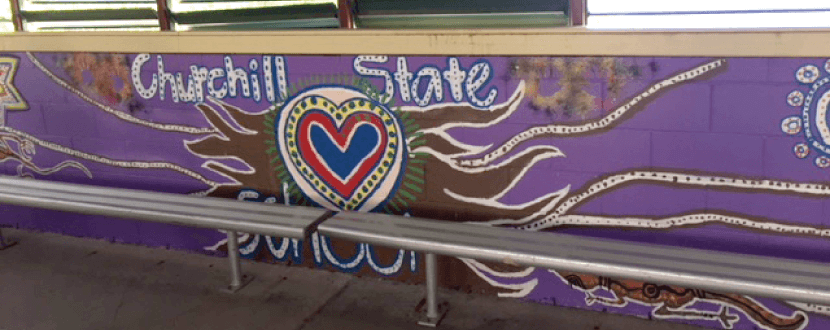 Churchill State School mural