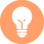 lightbulb fact icon