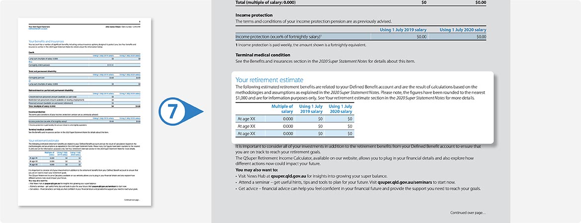 Defined Benefit statement 7