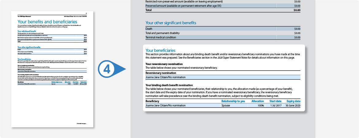 Defined Benefit statement 4