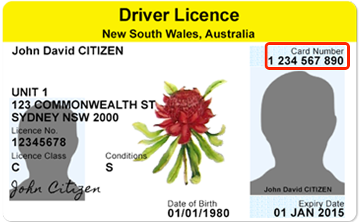 New South Wales Drivers Licence