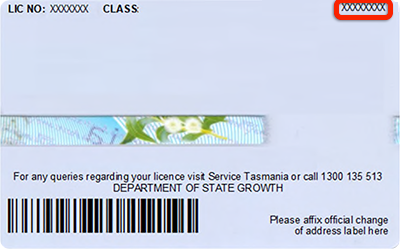Tasmania Drivers Licence