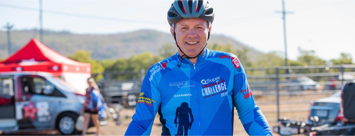 Cardiac arrest inspires cycling debut
