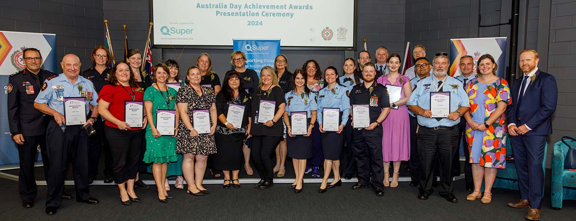 Australia Day awards group photo