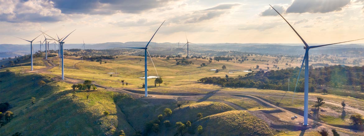 Australian windfarm banner