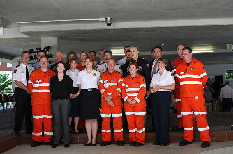 Australia Day Achievement medallions were presented to 35 staff and volunteers representing the Brisbane region.